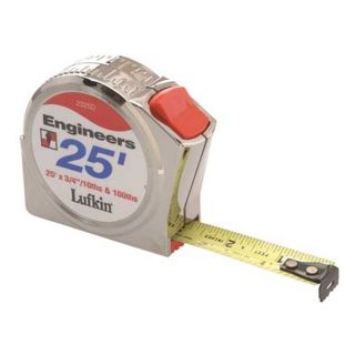 Lufkin 2325D Measuring Tape, 25 Ft, Engineer