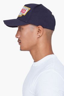 Dsquared2 Navy Patch Baseball Cap for men