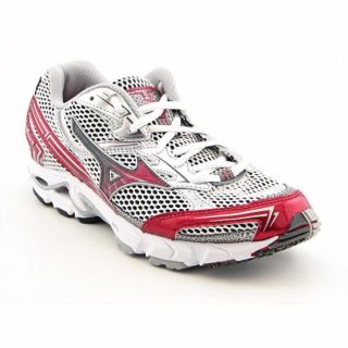 Mizuno Womens Wave Elixir 5 White/Silver Running Shoes (Size 8
