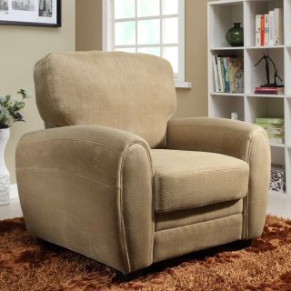 Daventry Light Brown Microfiber Arm Chair Today $444.99 Sale $400.49