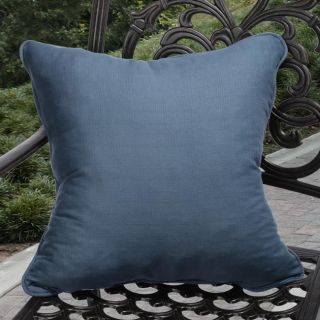 Kate Outdoor Sunnyside Marine Grey Pillows (Set of 2)