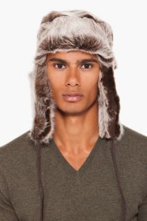 Paul Smith  Fur Sherpa Hat for men