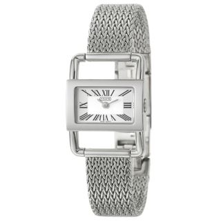 Coach Bridle Womens Silver Dial Stainless Steel Watch