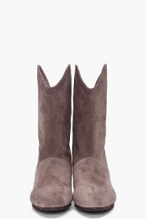 See by Chloé Grey Suede Booties for women