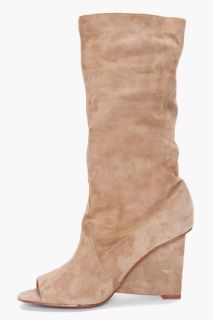 Diane Von Furstenberg Suede Weaver Boots for women