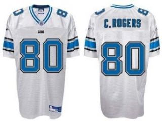 Charles Rogers Detroit Lions #80 Authentic Reebok NFL