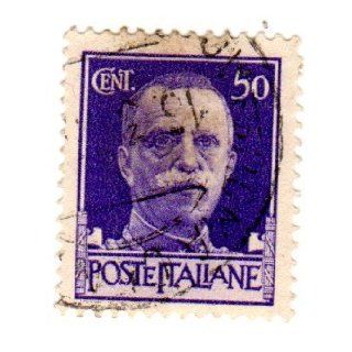 Victor Emmanuel III Stamp Dated 1929 42, Scott #221. 