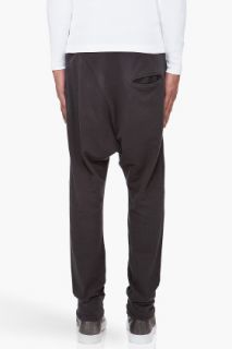 Shades Of Grey By Micah Cohen Washed Black Lounge Pants for men