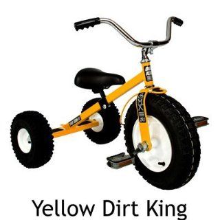Dirt King Childrens Tricycle YELLOW Toys & Games