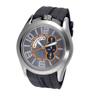 Haurex Italy Mens Gray Blaze Chronograph Watch Model # 3J333UGO