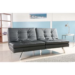 Memphis BLack Double Cusion Sofa Bed Today $375.99 Sale $338.39 Save