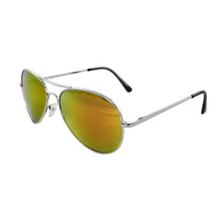 Unisex 30011R SVRORMR Metal/ Orange Mirror Aviator Sunglasses Today: $