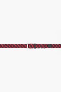 Stussy Deluxe Leather & Cord Braided Belt for men