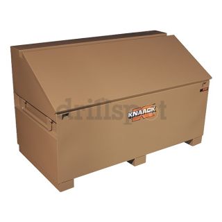 Knaack 3068 Jobsite Slope Lid Box, 60 x 30 x37 In, Tan