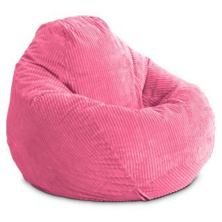 BeanSack Ultra Pink Corduroy Lounge Bean Bag Chair Today $54.99 4.0