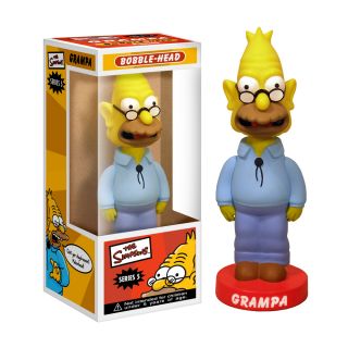 The Simpsons Grandpa Wacky Wobbler Bobble Head