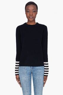 Marc By Marc Jacobs Black Cashmere Knit Zag Sweater for women