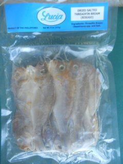 Lucia Dried Salted Threadfin Bream   Bisugo fish  8 OZ / 227 G