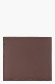 Alexander McQueen Brown Bi fold Wallet for men