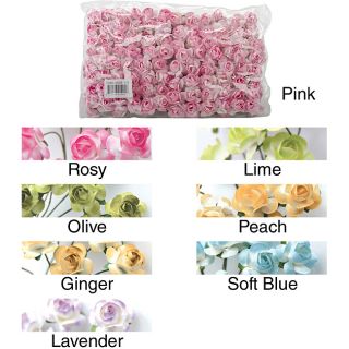 Mini Rose Bulk Paper Flowers (Pack of 144)