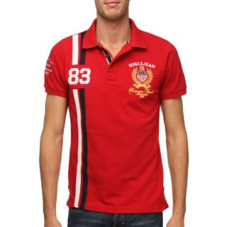 GANGSTER UNIT Polo Kaster Homme Rouge Rouge   Achat / Vente POLO