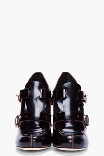 Chloe Black Patent Leather Heels for women