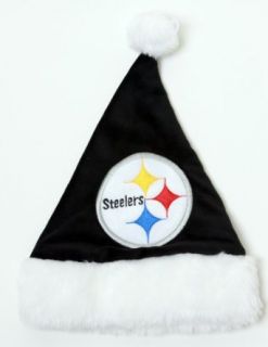 NFL Pittsburgh Steelers Santa Christmas Kids Hat Clothing