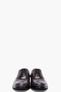 Mr. Hare Charcoal Patent Oxford Shoes for men
