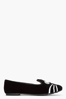 Marc By Marc Jacobs Black Friends Of Mine Kitty Loafers for women