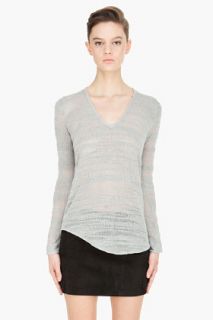Helmut Pale Grey Destroyed Boucle for women