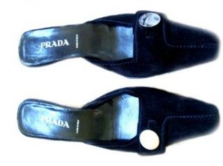Prada Black Suede Shoes Clothing