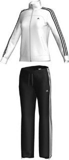 ADIDAS Essentials 3S Knit Suit white/black, Größe Adidas
