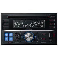 Alpine CDE W235BT In Dash Double DIN CD/MP3/USB Car Stereo