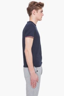 Moncler Navy Patch Pocket T shirt for men