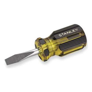 Stanley 66 161 Screwdriver, Slotted, 1/4x1 1/2 In, Plastic