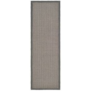 Hand woven Natural Fiber Uni Grey Fine Sisal Rug (26 x 6) Today $55