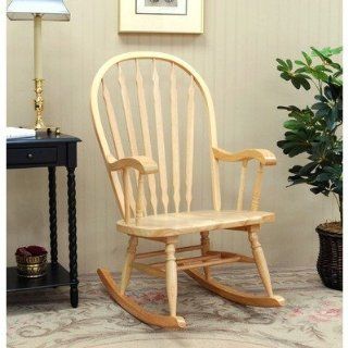 Windsor Rocking Chair in Natural Furniture & Decor