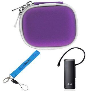 Lg Hbm 235 Wireless Bluetooth Headset + Gtmax Purple