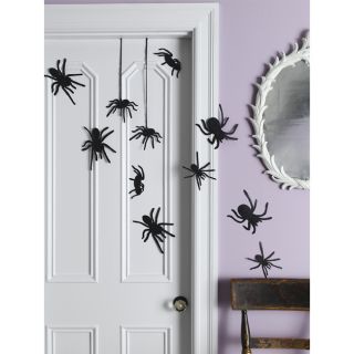 Spider Glittered Silhouettes (Pack of 11)