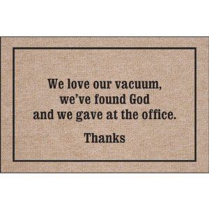 Love Our Vacuum Doormat Patio, Lawn & Garden