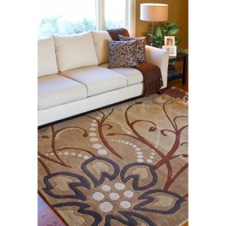 Hand Tufted Savona Floral Wool Rug (10 x 14) Today $801.99 Sale $