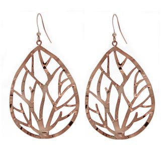 NEXTE Jewelry Chocolate Color Tree Design Dangle Earrings