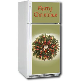 Appliance Art Holiday Wreath Top/ Bottom Refrigerator Cover Today $74
