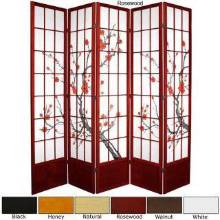 Cherry Blossom 5 panel Shoji Screen (China)