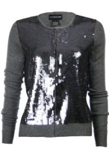 Sutton Studio Cashmere Sequin Front Sweater: Clothing