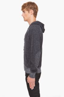 Yigal Azrouel Overdyed Knit Hoodie for men