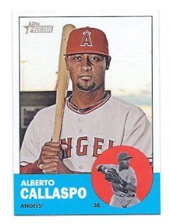 2012 Topps Heritage #249 Alberto Callaspo Angels Sports