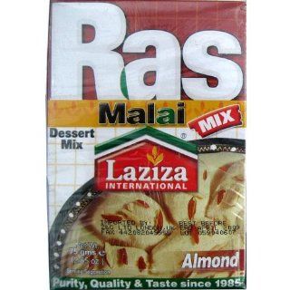 Laziza Rasmalai Dessert Mix Almond, 75 Gram Boxes (Pack of 6) 