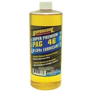 Supercool P46 32 A/C Comp PAG Lube, 32 Oz, Flash Point 442F