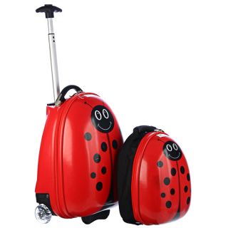 Trendykid Travel Buddies Ladybug 2 pc Hardside Kids Luggage Set Today